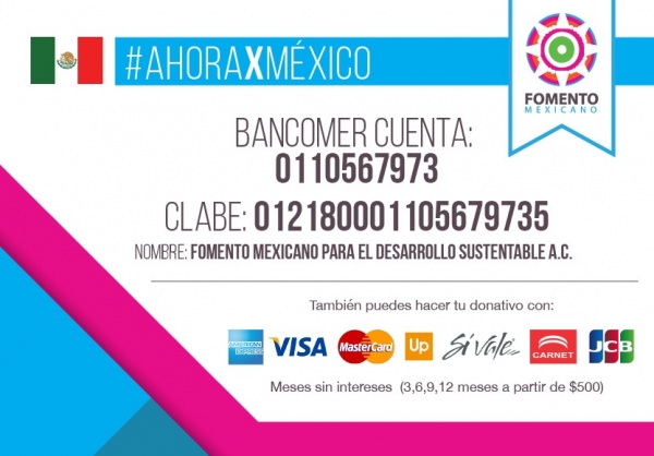 Ahora por m&eacute;xico